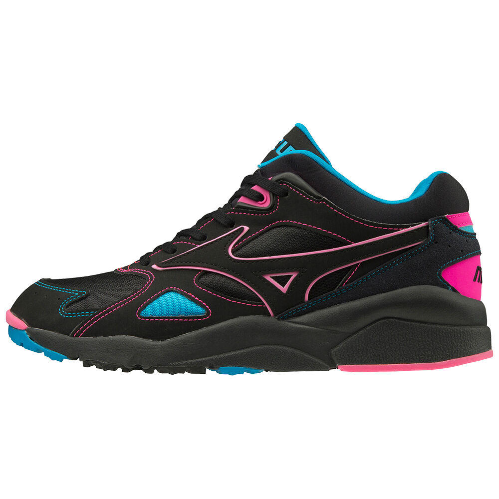 Deportivas Mizuno Sky Medal Lights Hombre Negras/Rosas España PDOE-25718